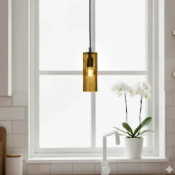 Kiera Fönsterlampa 7cm Svart/Amber