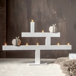 KIVIK Ljusstake 7L 62cm Vit