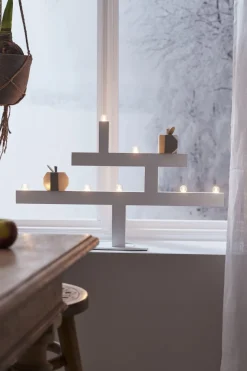 KIVIK Ljusstake 7L 62cm Vit