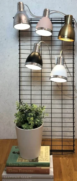 KLÄMMA Vägglampa 10cm Svart