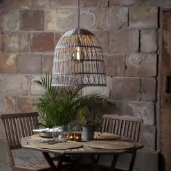 KNUTE Lampskärm 50cm Grå IP44