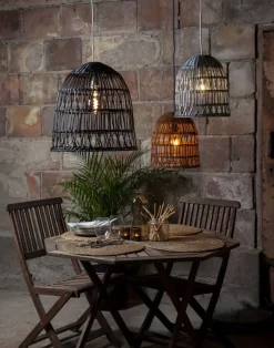 KNUTE Lampskärm 33cm Svart IP44