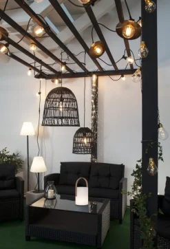 KNUTE Lampskärm 50cm Svart IP44