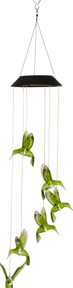 KOLIBRI Solcellsdekoration 70cm Grön