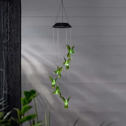 KOLIBRI Solcellsdekoration 70cm Grön