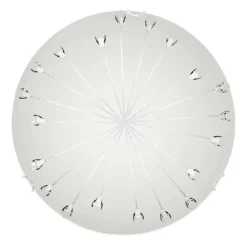 KOMET LED-Plafond 48cm Frostad/Kristall
