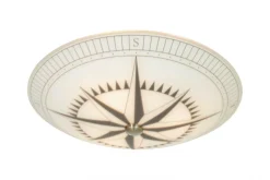 KOMPASS Plafond 42cm Vit/Svart