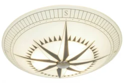 KOMPASS Plafond 50cm Vit/Svart