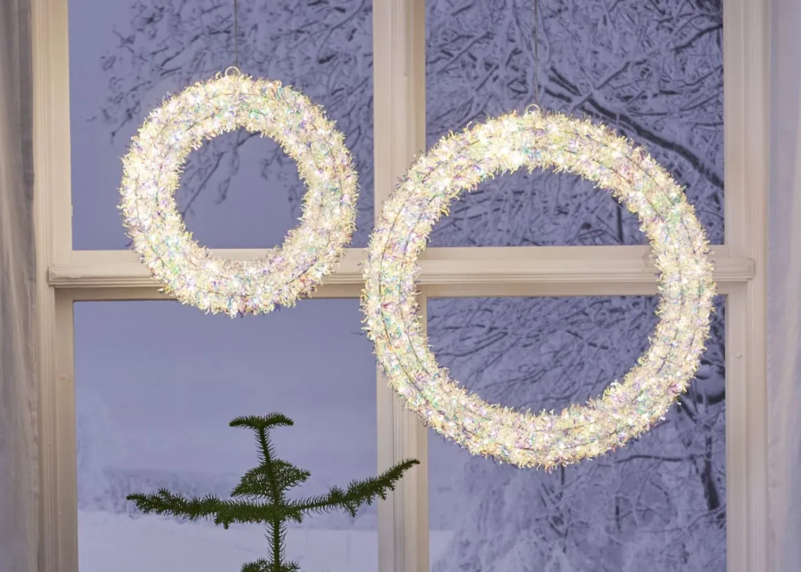 Krans MAGIC Flerfärgad 30cm IP44