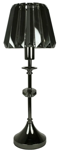 KRISTALL Bordslampa K5 50cm Svart Krom