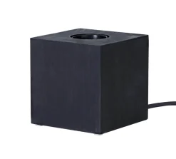 KUB Lampfot E27 9cm Svart
