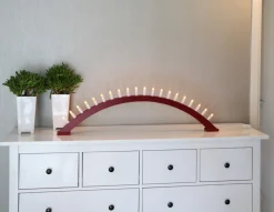 Kulle Ljusstake Röd