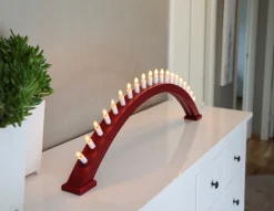 Kulle Ljusstake Röd