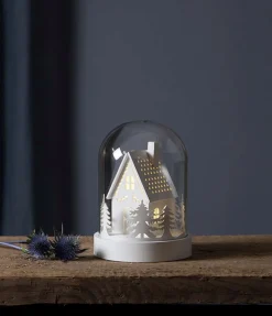 Kupol Lykta Hus 17,5cm Vit