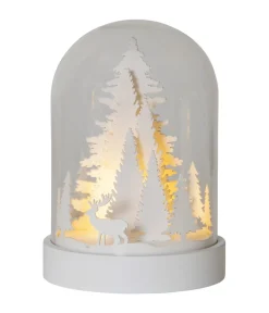 Kupol Lykta Träd 17,5cm Vit