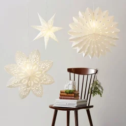 LACE Lös Pappersstjärna 45cm Vit