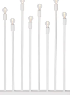 LADDA USB Ljusstake 40cm Vit