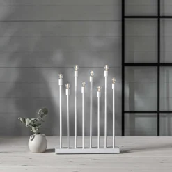 LADDA USB Ljusstake 40cm Vit