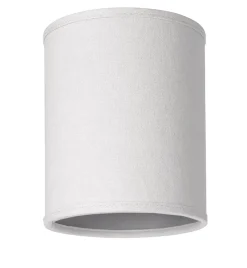 LAMPSKÄRM Linne Klotfäste Vit 15cm