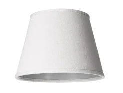 LAMPSKÄRM Linne Klotfäste Vit 20cm