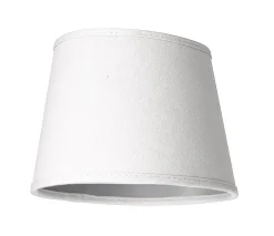 LAMPSKÄRM Linne Ringfäste Oval Vit 20cm
