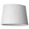 LAMPSKÄRM Linne Ringfäste Oval Vit 25cm