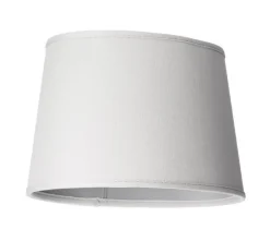 LAMPSKÄRM Linne Ringfäste Oval Vit 25cm