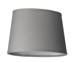 LAMPSKÄRM Linne Ringfäste Oval Grå 25cm