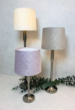 LAMPSKÄRM Sammet 20/17cm Grå