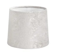 LAMPSKÄRM Sammet 16/14cm Grå