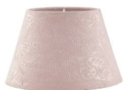 LAMPSKÄRM Sammet 22/14cm Rosa