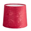 LAMPSKÄRM Sammet 16/14cm Vinröd