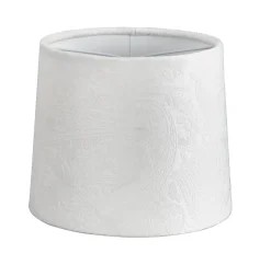 LAMPSKÄRM Sammet 16/14cm Vit