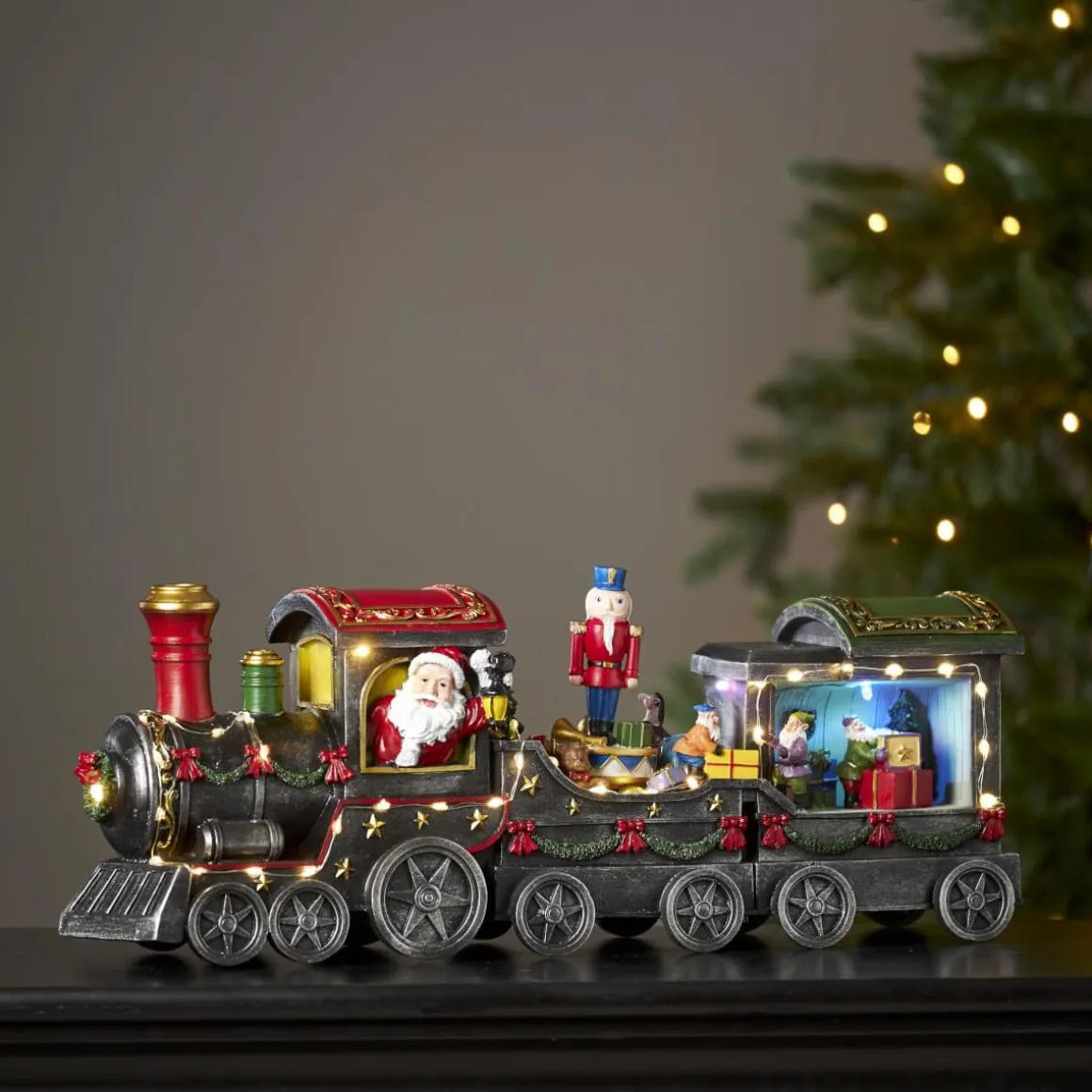 LARGEVILLE Panorama Jultåg Batteri 52cm