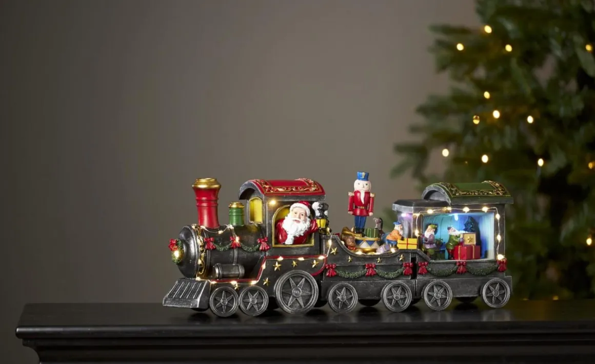 LARGEVILLE Panorama Jultåg Batteri 52cm