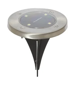 LAWNLIGHT 3-PACK Solcellsljus 2cm Silver IP44