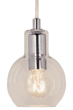 LEAH Fönsterlampa 13cm Krom/Klar