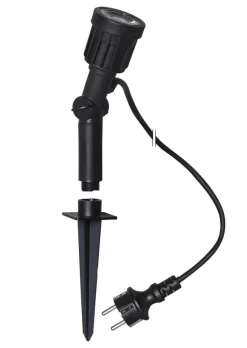 LED-SPOT Markspot 19cm Svart IP65