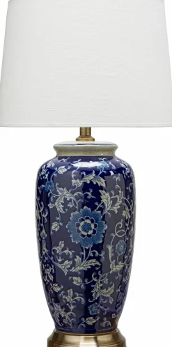 LI JING Lampfot 49cm Mörkblå