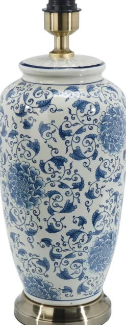 LI JING Lampfot 49cm Vit/Blå