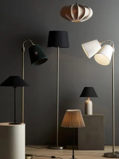 LIAM Lampfot E27 46cm Svart