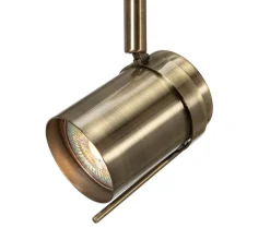 LIBRA Golvlampa 155cm Antik/Vit skärm
