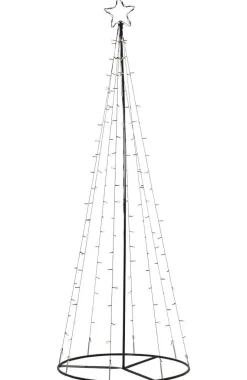 LIGHT TREE Utomhusdekoration 75cm 170LED IP44 Svart