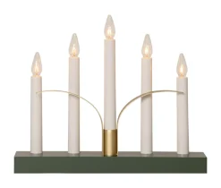 LILJA Ljusstake 5L 30cm Grön