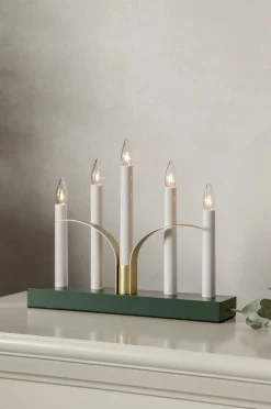 LILJA Ljusstake 5L 30cm Grön