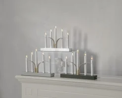 LILJA Ljusstake 5L 30cm Vit