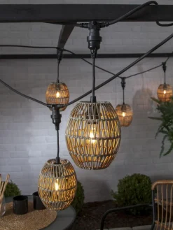 LINDE Lampskärm Utomhus 18cm Beige IP44