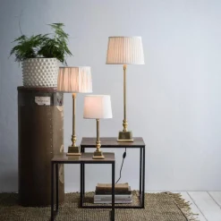 LINNÉ Lampfot 65cm Guld