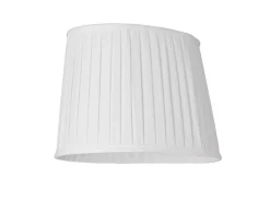 LINNE PLISSERAD Lampskärm 260/320mm Oval Vit