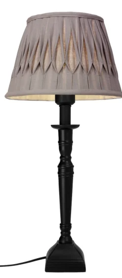 LINNE VECKAD Lampskärm 16/25cm Grå